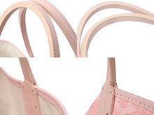 Load image into Gallery viewer, GOYARD ゴヤール トートバッグ サンルイPM ヘリンボーン柄 限定カラー ピンク シルバー金具 ポーチ付 美品 中古 58910