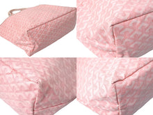 Load image into Gallery viewer, GOYARD ゴヤール トートバッグ サンルイPM ヘリンボーン柄 限定カラー ピンク シルバー金具 ポーチ付 美品 中古 58910