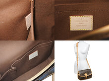 Load image into Gallery viewer, LOUIS VUITTON ルイヴィトン ショルダーバッグ M42250 ソローニュ モノグラム ブラウン ゴールド金具 美品 中古 58912