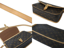 Load image into Gallery viewer, LOUIS VUITTON ルイヴィトン ショルダーバッグ M42250 ソローニュ モノグラム ブラウン ゴールド金具 美品 中古 58912
