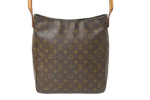 Load image into Gallery viewer, LOUIS VUITTON ルイヴィトン ショルダーバッグ M51145 ルーピングGM ブラウン モノグラム ゴールド金具 美品 中古 58913