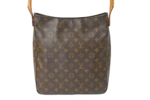 Load image into Gallery viewer, LOUIS VUITTON ルイヴィトン ショルダーバッグ M51145 ルーピングGM ブラウン モノグラム ゴールド金具 美品 中古 58913