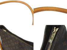 Load image into Gallery viewer, LOUIS VUITTON ルイヴィトン ショルダーバッグ M51145 ルーピングGM ブラウン モノグラム ゴールド金具 美品 中古 58913
