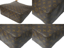Load image into Gallery viewer, LOUIS VUITTON ルイヴィトン ショルダーバッグ M51145 ルーピングGM ブラウン モノグラム ゴールド金具 美品 中古 58913