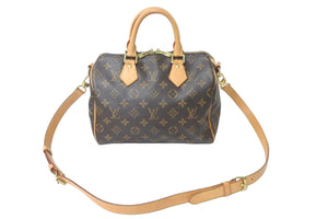 LOUIS VUITTON ルイヴィトン ハンドバッグ M41113 スピーディ・バンドリエール 25 ブラウン モノグラム ゴールド金具 美品 中古 58921