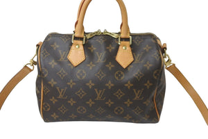 LOUIS VUITTON ルイヴィトン ハンドバッグ M41113 スピーディ・バンドリエール 25 ブラウン モノグラム ゴールド金具 美品 中古 58921
