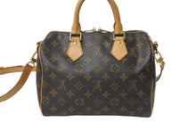 Load image into Gallery viewer, LOUIS VUITTON ルイヴィトン ハンドバッグ M41113 スピーディ・バンドリエール 25 ブラウン モノグラム ゴールド金具 美品 中古 58921
