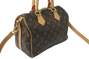LOUIS VUITTON ルイヴィトン ハンドバッグ M41113 スピーディ・バンドリエール 25 ブラウン モノグラム ゴールド金具 美品 中古 58921