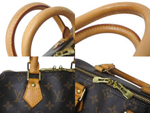 Load image into Gallery viewer, LOUIS VUITTON ルイヴィトン ハンドバッグ M41113 スピーディ・バンドリエール 25 ブラウン モノグラム ゴールド金具 美品 中古 58921