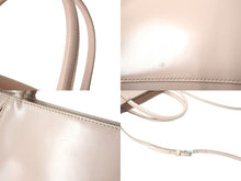画像をギャラリービューアに読み込む, PRADA プラダ ハンドバッグ 2WAYショルダーストラップ付き 1BA318 ピンクシルバー金具 良品 中古 58927 
