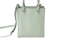 Load image into Gallery viewer, PRADA プラダ 2way ハンド ショルダー バッグ グリーン レザー 1BA333 シルバー金具 美品 中古 58935