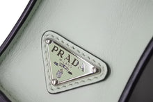 Load image into Gallery viewer, PRADA プラダ 2way ハンド ショルダー バッグ グリーン レザー 1BA333 シルバー金具 美品 中古 58935