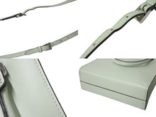 Load image into Gallery viewer, PRADA プラダ 2way ハンド ショルダー バッグ グリーン レザー 1BA333 シルバー金具 美品 中古 58935