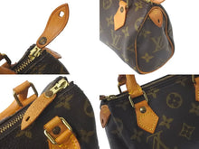 Load image into Gallery viewer, LOUIS VUITTON ルイヴィトン ミニスピーディ ボストンバッグ モノグラム M41534 PVC ブラウン ゴールド 美品 中古 58940