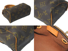 Load image into Gallery viewer, LOUIS VUITTON ルイヴィトン ミニスピーディ ボストンバッグ モノグラム M41534 PVC ブラウン ゴールド 美品 中古 58940