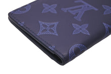 画像をギャラリービューアに読み込む, LOUIS VUITTON ルイヴィトン カードケース M80421 オーガナイザードゥ ポッシュ ネイビー モノグラムシャドウ 美品 中古 58942