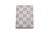 Load image into Gallery viewer, LOUIS VUITTON ルイ ヴィトン オーガナイザー ドゥ ポッシュ ダミエ アズール カードケース ホワイト N61727 美品 中古 58944