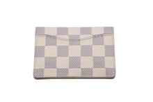 Load image into Gallery viewer, LOUIS VUITTON ルイ ヴィトン オーガナイザー ドゥ ポッシュ ダミエ アズール カードケース ホワイト N61727 美品 中古 58944