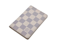 Load image into Gallery viewer, LOUIS VUITTON ルイ ヴィトン オーガナイザー ドゥ ポッシュ ダミエ アズール カードケース ホワイト N61727 美品 中古 58944