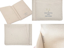 Load image into Gallery viewer, LOUIS VUITTON ルイ ヴィトン オーガナイザー ドゥ ポッシュ ダミエ アズール カードケース ホワイト N61727 美品 中古 58944