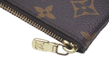 Load image into Gallery viewer, LOUIS VUITTON ルイヴィトン コインケース ポシェットクレ M62650 モノグラム ブラウン ゴールド金具 美品 中古 58945