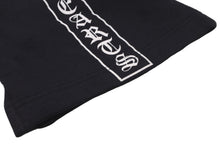 Load image into Gallery viewer, CHROME HEARTS クロムハーツ ロゴ プリント パンツ ブラック ボトムス 黒色 紐 サイズS 良品 中古 58498
