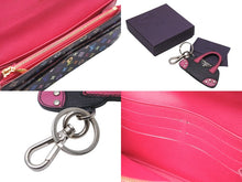 Load image into Gallery viewer, LOUIS VUITTON ルイ ヴィトン ポルトフォイユ サラ モノグラム マルチカラー 長財布 ブラック ピンク M93747 美品 中古 58951