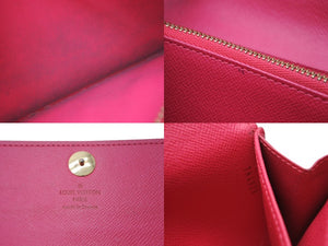 LOUIS VUITTON ルイ ヴィトン ポルトフォイユ サラ モノグラム マルチカラー 長財布 ブラック ピンク M93747 美品 中古 58951
