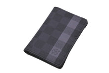 Load image into Gallery viewer, LOUIS VUITTON ルイヴィトン カードケース オーガナイザードゥポッシュ ダミエ ブラック グレー 美品 中古 58952