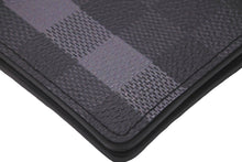 Load image into Gallery viewer, LOUIS VUITTON ルイヴィトン カードケース オーガナイザードゥポッシュ ダミエ ブラック グレー 美品 中古 58952