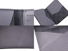 Load image into Gallery viewer, LOUIS VUITTON ルイヴィトン カードケース オーガナイザードゥポッシュ ダミエ ブラック グレー 美品 中古 58952