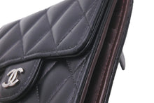 Load image into Gallery viewer, CHANEL シャネル 三つ折り財布 財布 マトラッセ ラムスキン 28番台 ココマーク シルバー金具 美品 中古 58953
