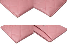 Load image into Gallery viewer, CHANEL シャネル カードケース 17番台 2003年頃 ラムスキン ココマーク ピンク シルバー金具 美品 中古 58956