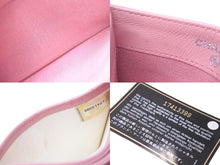 Load image into Gallery viewer, CHANEL シャネル カードケース 17番台 2003年頃 ラムスキン ココマーク ピンク シルバー金具 美品 中古 58956