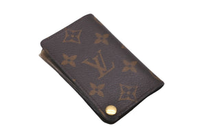 LOUIS VUITTON ルイヴィトン モノグラム ポルトカルト クレディ プレッシオン カードケース ブラウン M60937 良品 中古 58957