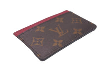 Load image into Gallery viewer, LOUIS VUITTON ルイヴィトン カードケース M60703 ポルト カルト サーンプル モノグラム フューシャ ブラウン 美品 中古 58958