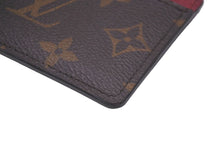 Load image into Gallery viewer, LOUIS VUITTON ルイヴィトン カードケース M60703 ポルト カルト サーンプル モノグラム フューシャ ブラウン 美品 中古 58958