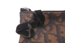 Load image into Gallery viewer, Christian Dior クリスチャンディオール コインケース トロッター柄 ブラウン リボン 02-LU-0075 美品 中古 58959