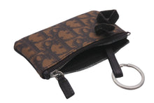 Load image into Gallery viewer, Christian Dior クリスチャンディオール コインケース トロッター柄 ブラウン リボン 02-LU-0075 美品 中古 58959
