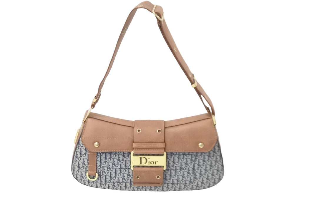 Christian Dior クリスチャンディオール ショルダーバッグ トロッター ストリートシック 23-MA-0013 ゴールド金具 美品 中古 58967