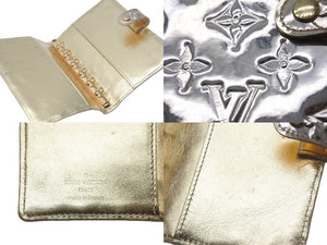 LOUIS VUITTON ルイヴィトン 手帳カバー アジェンダPM R20962 モノグラム ヴェルニ パテントレザー ゴールド 美品 中古 58970