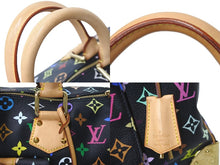Load image into Gallery viewer, LOUIS VUITTON ルイヴィトン ハンドバッグ スピーディ 30 モノグラム ノワール マルチカラー M92642 ゴールド金具 美品 中古 58972