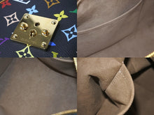 Load image into Gallery viewer, LOUIS VUITTON ルイヴィトン ハンドバッグ スピーディ 30 モノグラム ノワール マルチカラー M92642 ゴールド金具 美品 中古 58972