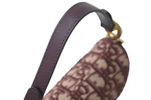 Load image into Gallery viewer, 極美品 Christian Dior クリスチャンディオール ハンドバッグ オブリーク ミニ サドルバッグ レッド 05-RU-1108 中古 58977