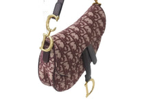 Load image into Gallery viewer, 極美品 Christian Dior クリスチャンディオール ハンドバッグ オブリーク ミニ サドルバッグ レッド 05-RU-1108 中古 58977