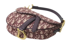 Load image into Gallery viewer, 極美品 Christian Dior クリスチャンディオール ハンドバッグ オブリーク ミニ サドルバッグ レッド 05-RU-1108 中古 58977