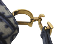 Load image into Gallery viewer, 極美品 Christian Dior クリスチャンディオール ハンドバッグ オブリーク ミニ サドルバッグ ネイビー 05-RU-1118 中古 58978