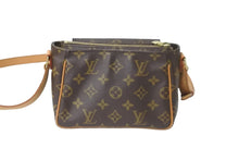 Load image into Gallery viewer, LOUIS VUITTON ルイヴィトン ショルダーバッグ M51165 ヴィバシテPM ブラウン モノグラム ゴールド金具 美品 中古 58979