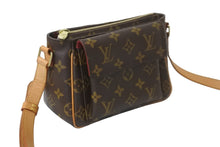 Load image into Gallery viewer, LOUIS VUITTON ルイヴィトン ショルダーバッグ M51165 ヴィバシテPM ブラウン モノグラム ゴールド金具 美品 中古 58979