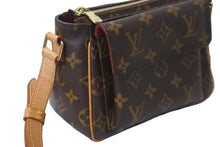 Load image into Gallery viewer, LOUIS VUITTON ルイヴィトン ショルダーバッグ M51165 ヴィバシテPM ブラウン モノグラム ゴールド金具 美品 中古 58979